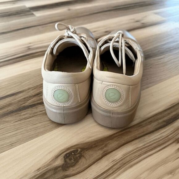 ECCO Flexure T-Cap Low Pink Leather Sneakers Womans Size 9 - Picture 8 of 8